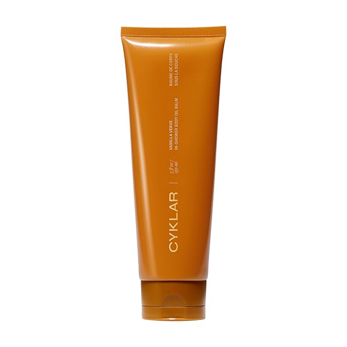 CYKLAR In-Shower Oil Balm. Vanilla Verve Scented Hydrating Body Moisturizer, with Ceramide NP and Multi-Lipid Complex. Nourishing Skincare for Soft, Smooth, Supple Skin. 5 Fl Oz