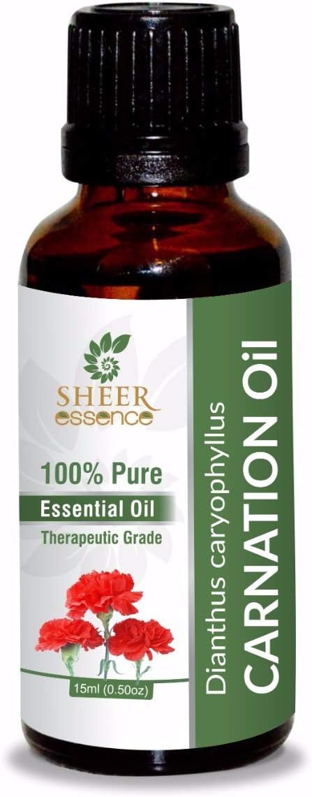 Carnation Essential Oil (Undiluted & Uncut - 100% Pure Dianthus Caryophyllus) - 33.8 oz Aluminium Bottle - Therapeutic Grade Excellent for Skin, Hair, Aromatherapy & More!