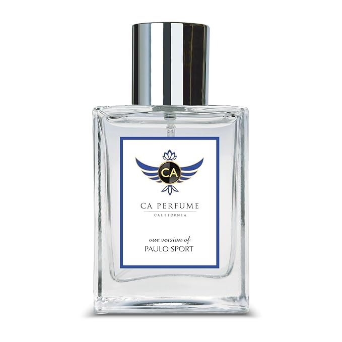 CA Perfume Impression of Paulo Sport for Men Aromatic Green Fragrance Long Lasting Mens Cologne Eau De Parfum 1.7 Fl Oz 50ml