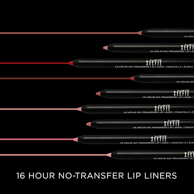 GA-DE Selfie 16 Hours Lip Liner, 857 - Long-Lasting, Transfer-Resistant Lip Liner Pencil - Lightweight, Creamy Soft Texture, High-Pigmented - 0.02 oz