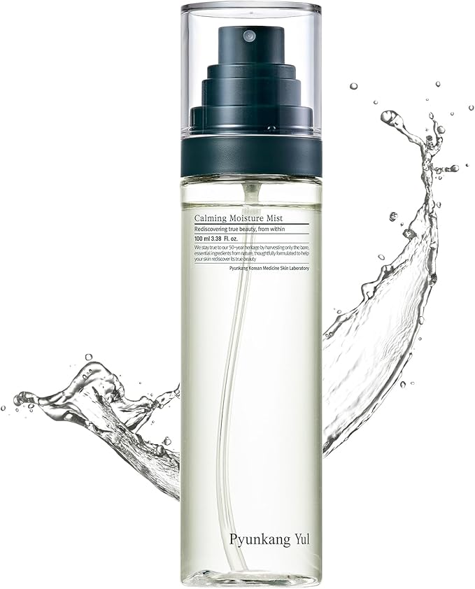 Pyunkang YUL PKY Calming Moisture Mist - Facial Spray with AHA & PHA, Tea Tree That Hydrates & Soothes - Astringent for Face - Korean Face Skin Care Mist for Sensitive Skin - 100ml 3.38 Fl.Oz.