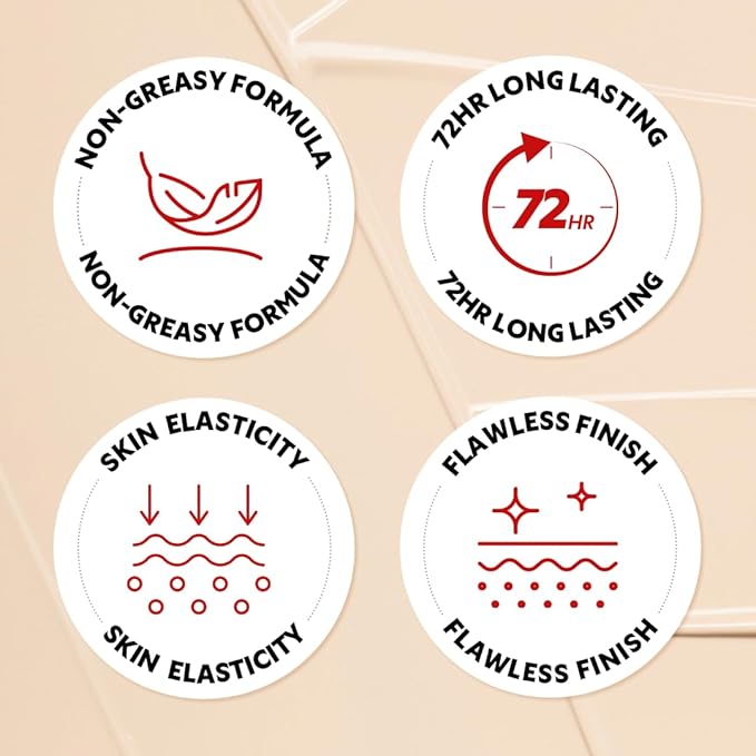 TIRTIR Mask Fit Red Cushion Foundation | Full coverage, Weightless, Skin fit, Satin Glow Finish, Korean Makeup BB Foundation, beauty, Tattoo cover up, Buildable (#55N Espresso, 0.63 Fl Oz)