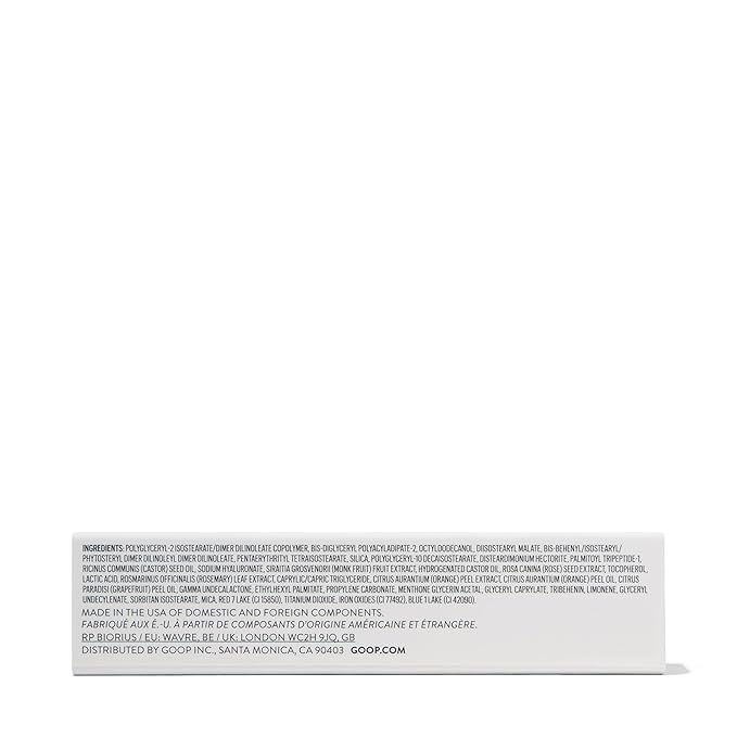 goop Beauty Hydra-Barrier Gel Gloss | Hydrating Lip Gloss to Moisturize & Plump Lips | Hyaluronic Acid & Vitamin E | Lilac - Sheer Amethyst | 0.13 oz