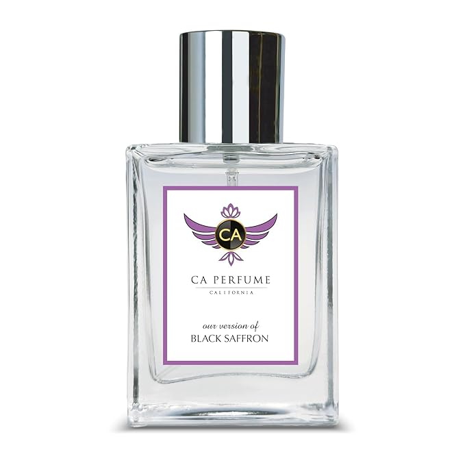 CA Perfume Impression of Black Saffron for Women and Men Long Lasting Unisex Fragrance Eau De Parfum 1.7 Fl Oz 50ml