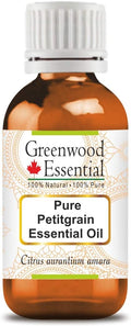 Greenwood Essential Pure Petitgrain Essential Oil (Citrus aurantium Amara) Steam Distilled 15ml (0.50 oz)
