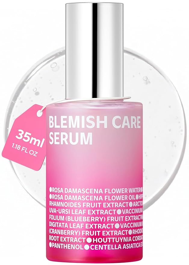 ISOI Blemish Care Up Serum for Face, Vegan Hydrating Serum for Smooth & Glass Skin Effect, Skin Barrier & Moisture Balance for Women, Arbutin, Korean Skin Care (1.18 fl. oz, 35ml)