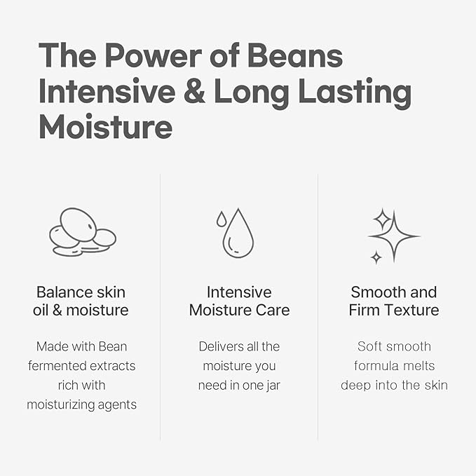 mixsoon Bean Glass Skin Duo Bean Essence 50ml + Bean Cream 50ml 3.38 Fl. Oz / 100ml Glass Skin Care