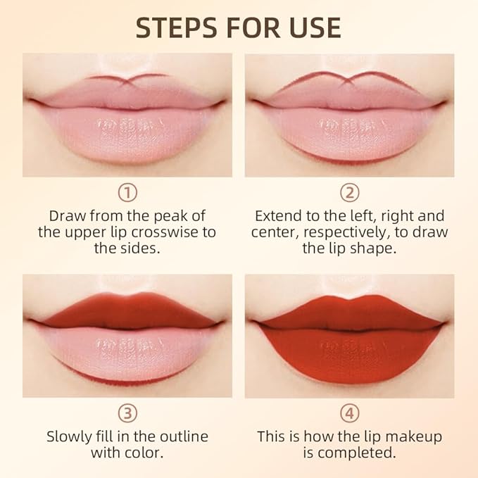 QiBest 12Pcs Crayon Lipsticks Gel Lip Liner Pencil Set, Creamy Long-Lasting Lip Colors Makeup Kit for Women and Girls, Retractable Lipliner Pencils Pack with Rich Color & Smooth Application