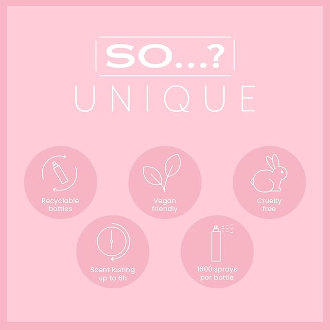 So...? Unique Body Mist - Truffle Cream for Women - 5.1 oz Body Mist - Pack of 3