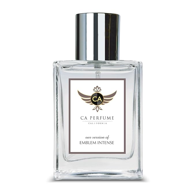 CA Perfume Impression of Emblem Intense for Men Aromatic Spicy Fragrance Long Lasting Mens Cologne Eau De Parfum 1.7 Fl Oz 50ml