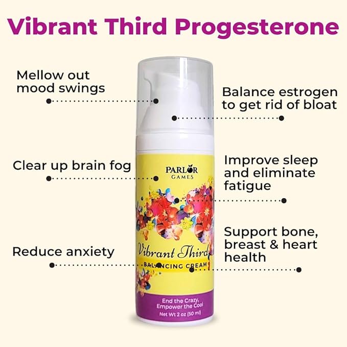 Happy Hormone Bundle: Silky Peach Estriol Cream, Vibrant Third Progesterone Cream & ReBounce DHEA Cream for Complete Menopause Relief