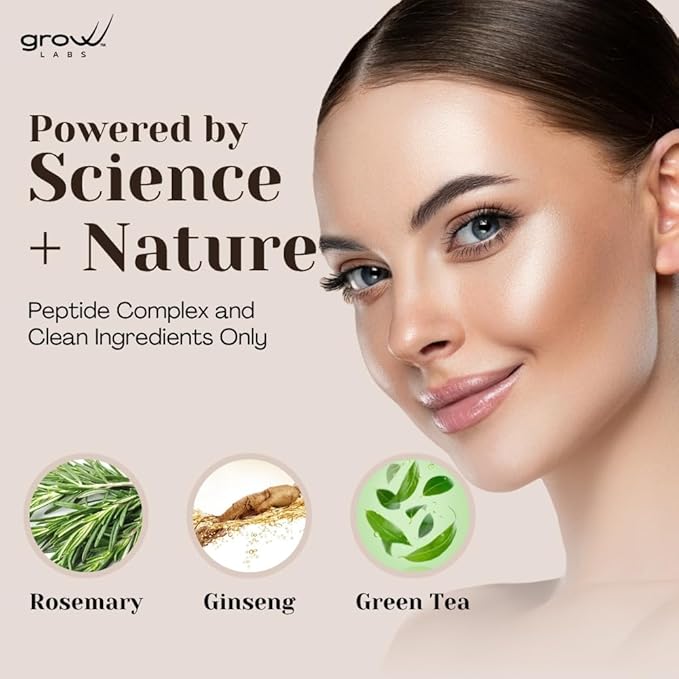 Eyebrow Growth Serum – with Biotin & Peptides – Regrow Eyebrow Hair – Nourishing Formula for Thicker, Fuller, Natural-Looking Brows – Vegan, Cruelty-Free – Made in USA – 5 ml