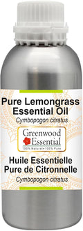 Greenwood Essential Pure Lemongrass Essential Oil (Cymbopogon citratus) Steam Distilled 1250ml (42.2 oz)