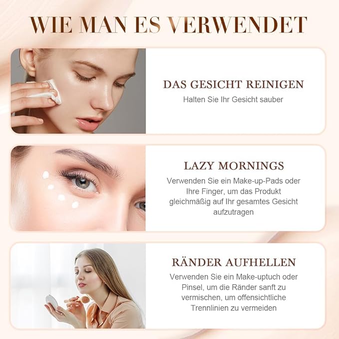 Color Changing Foundation for Mature Skin, Hydrating and Lightweight Liquid Foundations, Tone Suitable for All Skin Types (1 pcs)