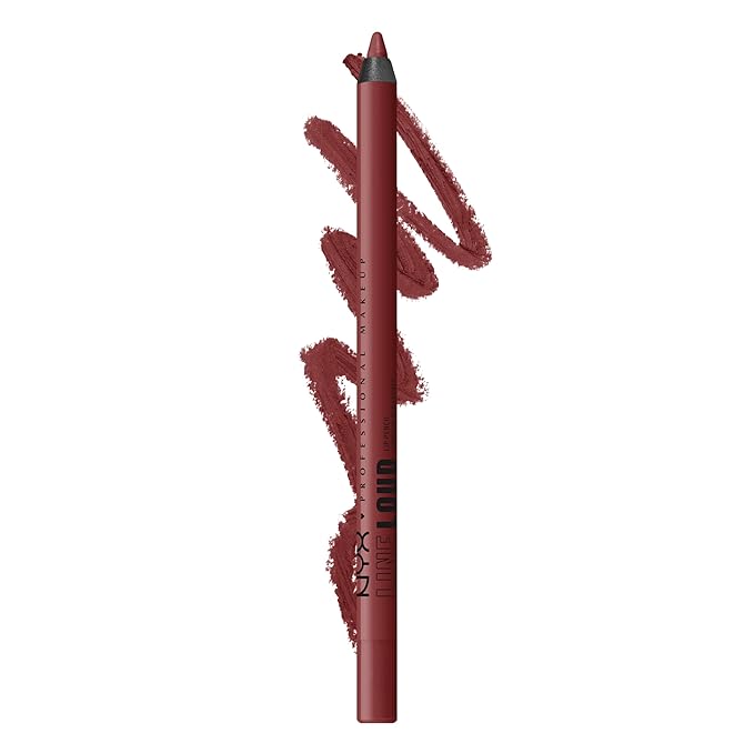 NYX PROFESSIONAL MAKEUP Line Loud Lip Liner, Longwear and Pigmented Lip Pencil with Jojoba Oil & Vitamin E - Ten Out Of Ten