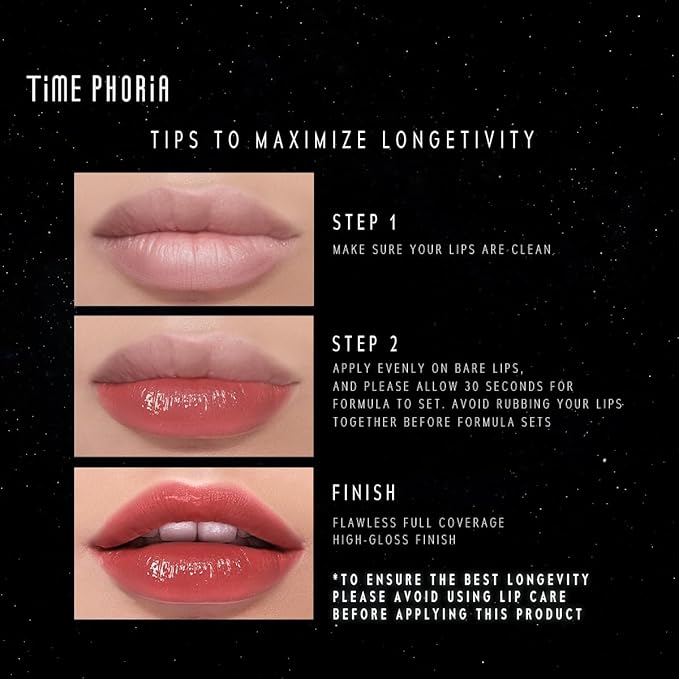 STELLAR DUST LIP STAIN-Long Lasting, Waterproof and Transferproof Lip Tint, Glossy Finish Lip Gloss, Lightweight Lipstick, High Coverage, Stocking Stuffers For Teen Girls(17 EROS)