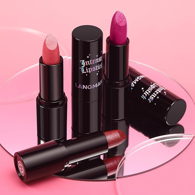 Jolilab Sparkling Lip Gloss, Long Lasting Waterproof Moisturizer Lip Balm Glitter Shimmer Metallic Lipstick, Diamond Shiny Bold Glow Goth Lipstick for Women Girls, Non-sticky (1, 07#)