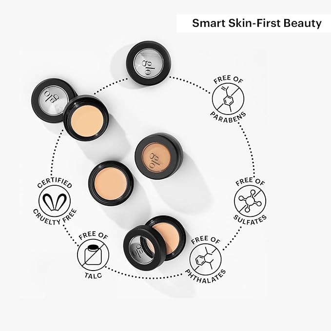 Glo Skin Beauty Oil-Free Camouflage Concealer - Correct and Conceal Imperfections, Blemishes & Dark Spots, Nourishing Makeup for a More Even Complexion (Natural)