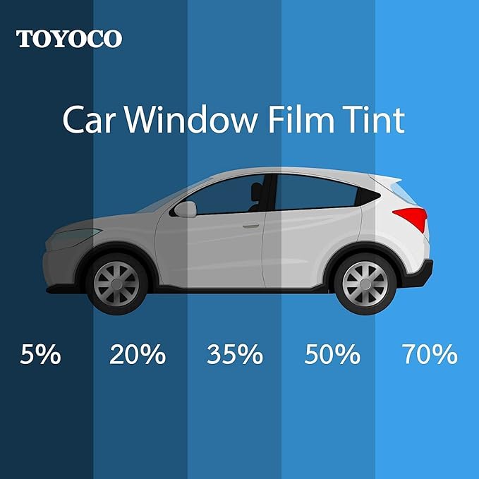 Window Tint Film for Cars, 5% VLT 30" in x 10'Ft Ceramic Window Film, Blocks 99% UV & IR Rays, Heat Resistant Anti Glare Film for Windshield, Scratch Resistant Sun Shade Auto Tint Roll