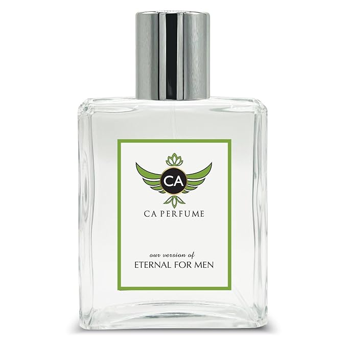 CA Perfume Impression of Klein Eternal For Men For Men Replica Fragrance Dupes Eau de Parfum Spray Bottle 3.4 Fl Oz/100ml-X1