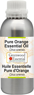 Greenwood Essential Pure Orange Essential Oil (Citrus sinensis) Steam Distilled 300ml (10.1 oz)