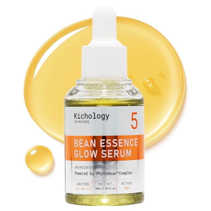 Snail Free Mucin Serum,Bean Essence 50,000ppm Korean skin care,Facial Glow Moisturizer for Glass skin– Hydrating Boost,Unscented Soothing Moisturizer– Strengthens Skin Barrier – 1.01 fl.oz