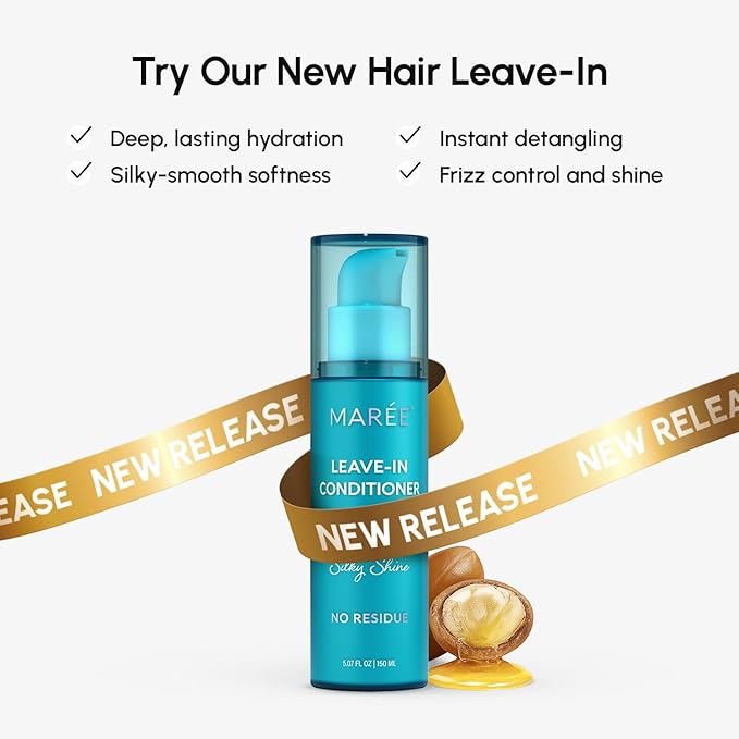 MAREE Deep Conditioning Hair Mask for Damaged Hair Treatment 2 PACK - Keratin Hair Care for Hydrating Growth Repair Moisturizing - Dry Curly Color Treated Frizzy - Tratamiento Mascarilla Para Cabello
