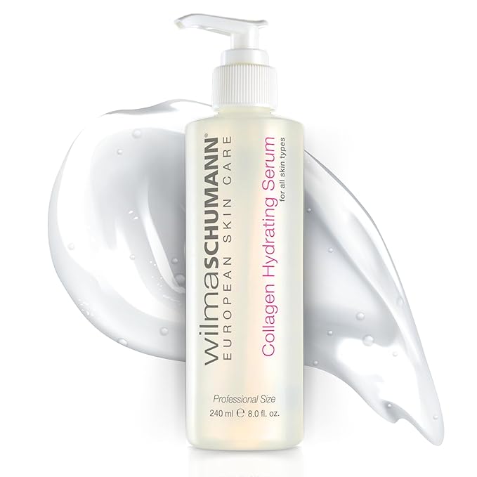 WILMA SCHUMANN Collagen Hydrating Serum, Face Serum, Collagen for Women, 8 oz