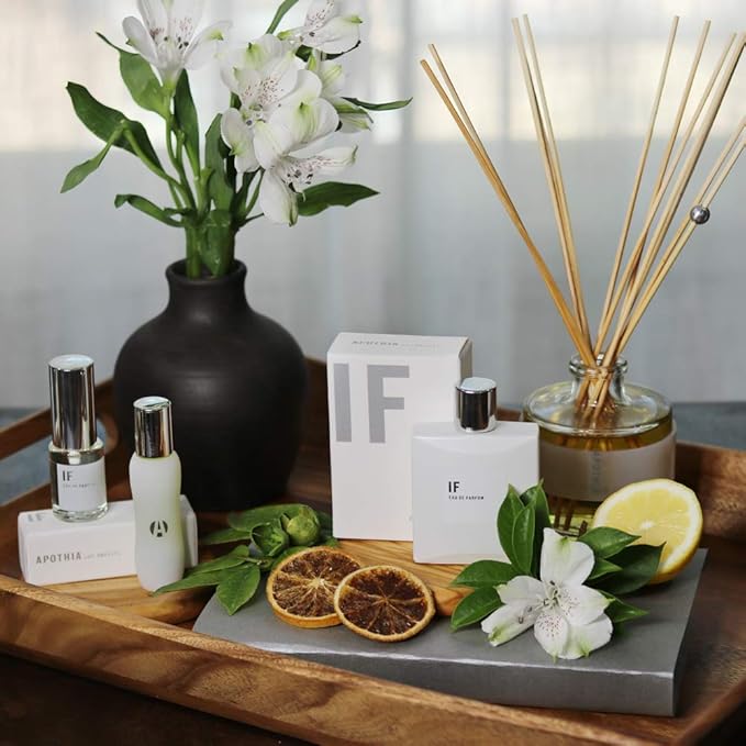 APOTHIA - IF Travel Eau de Parfum | IF Perfume Modern White Floral & Citrus | Award Winning Fragrance | Premium Ingredients | Long Lasting Scent | 0.4 oz | 15 ml | Convenient Travel Size Glass Bottle