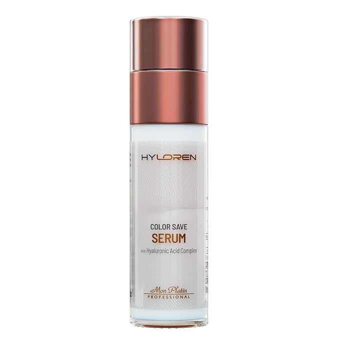 Color Save Serum with Hyaluronic Acid for Colored , Damaged , Repair Treatment, Prevents Fading, Anti Frizz for Soft, Shiny, Healthy Hair 50ml