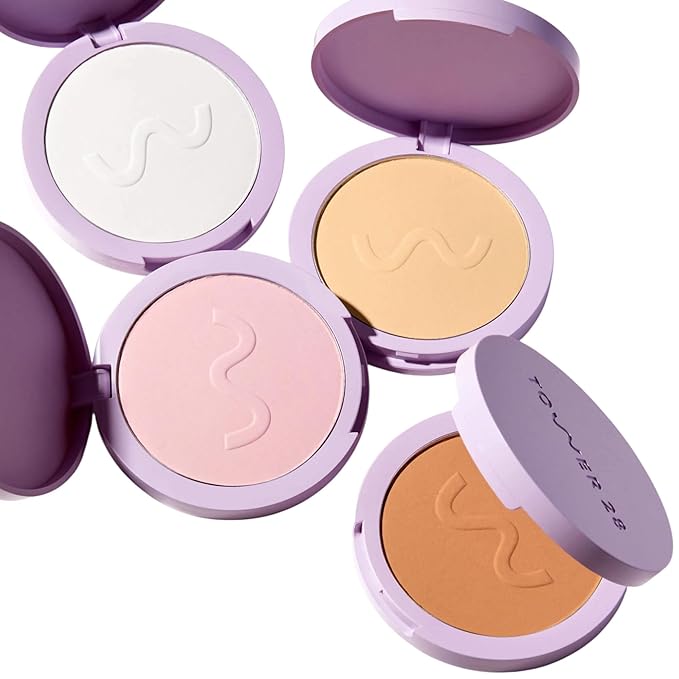 Tower 28 GetSet™ Talc-Free Setting Powder – Blurring, Soft Matte, Sweat-Proof & Transfer-Proof – Hydrating, Sensitive Skin Safe, Vegan & Cruelty-Free – Translucent Trestles
