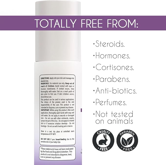 Dr. Robaina DMSO Lavender Roll-On | 99.9% Pure Pharmaceutical Grade with Arnica, Magnesium, Aloe Vera & Vitamin E | Made in The USA