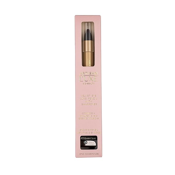 Artisan L'uxe Beauty Velvet Jumbo Eyeliner Pencil Smokey Eyes in 3 Minutes Water Proof, Smudge Proof, Long Lasting Age Defying Essential Oils (Shade: Shimmering Bronze)