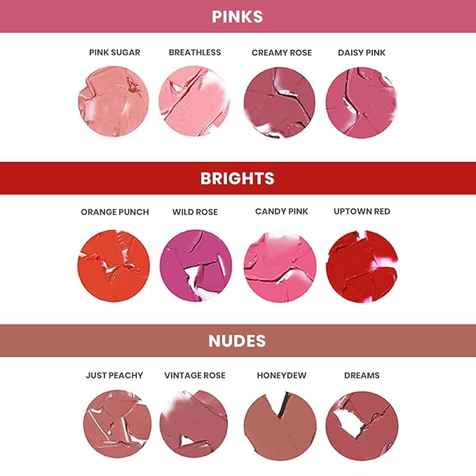 True + Luscious Super Moisture Lipstick – Clean, Vegan and Cruelty Free – Lasting Hydration for Dry Lips with a Satin Finish – Wild Rose