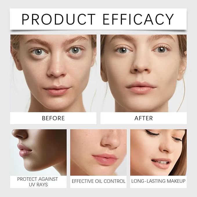 Mineral Powder Foundation, SPF 35, Sunscreen Full Coverage Loose Powder, Non-Ashy Deep Warm Finish, Buildable Base Makeup (Solar Amber)