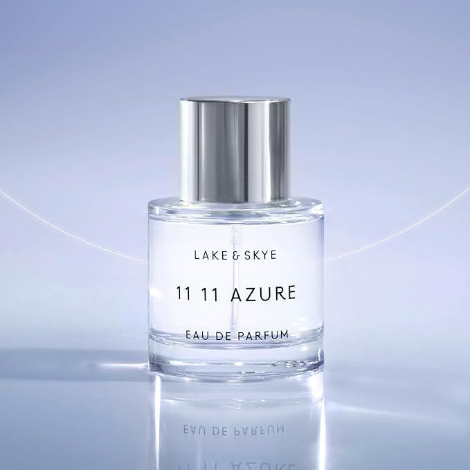 Lake & Skye 11 11 Azure Eau de Parfum, 1.7 fl oz (50 ml) - Sheer, Floral, Musk
