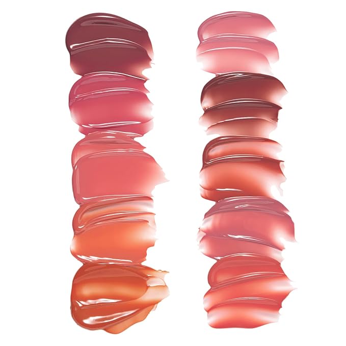 Laka Jelling Nude Gloss, 4.5g/0.15oz, Sheer Hydrating Lip Oil with No Stain, Non-Sticky, Nourishing Gloss for a Fresh, Glowy Look, Vegan, Clean Beauty Makeup, K-Beauty (#310 Melba Ring)