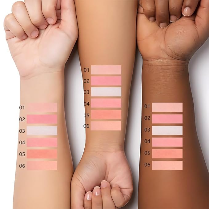 Matte Blush Powder for Cheeks, Cruelty Free Makeup – Long Lasting Natural Face Blusher Makeup, Lightweight Blendable Cheek Color Palette for Women All Skin Tones - #05 Brick Red