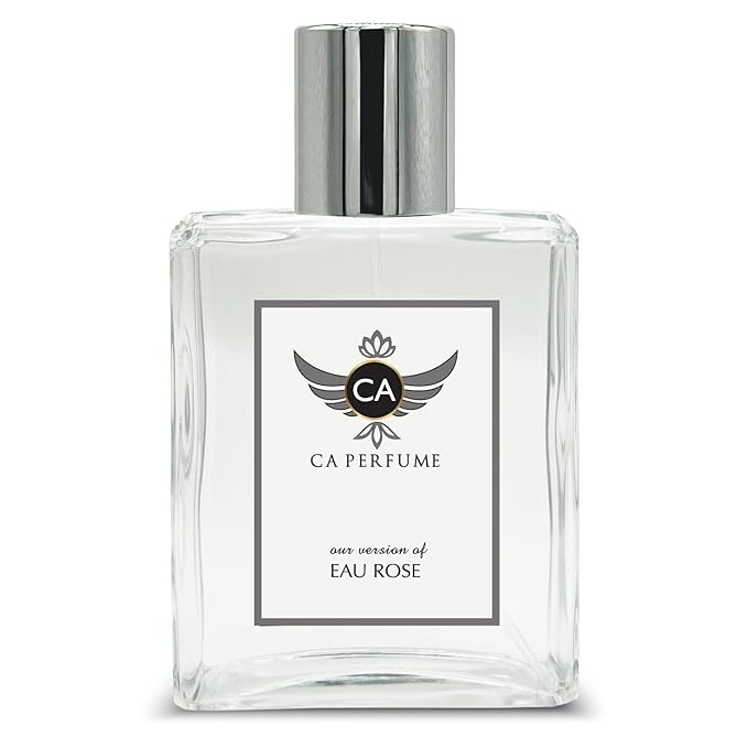 CA Perfume Impression of Eau Rose for Women Eau De Parfum Floral Fruity Scent Long Lasting Perfumes for Women Signature Scent for Day and Night Wear 3.4 Fl Oz 100ml