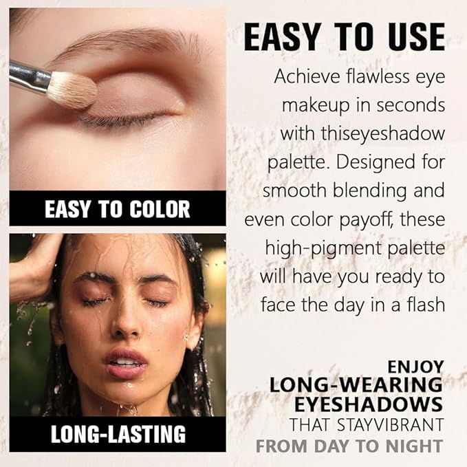 Light Pink Peach Single Matte Eyeshadow Makeup, Neutral Powde Eye Shadow for Women, Pink Eyeshadow Palette Pigmented Waterproof, sombras para ojos, Lightweight Blendable, Girls Eyeshadows Gift