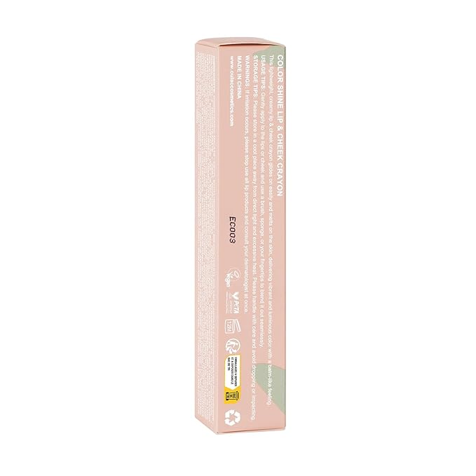 Oulac Orange Lipstick - Moisturizing Lipstick Tinted Lip Balm for Dry Lips, Rust Red Lip Crayon & Blush - Lip Colour and Cheeks Makeup | 2.48g, Pumpkin Please! (07)