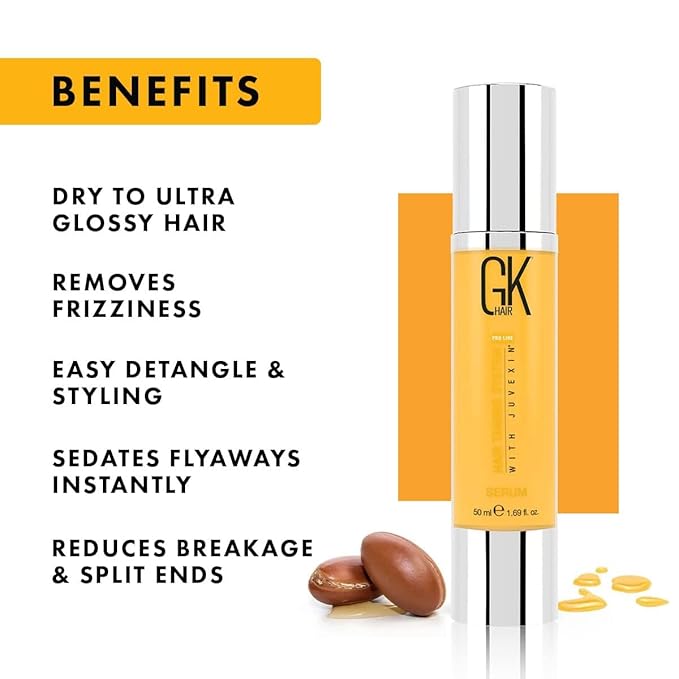 GK HAIR Global Keratin Moisturizing Shampoo and Conditioner Sets (300ml+Serum50ml)