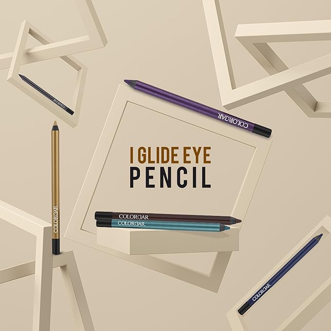 Colorbar I-Glide Eye Pencil - Long Lasting Black Eyeliner - Waterproof & Smudge-Proof - 0.03 oz