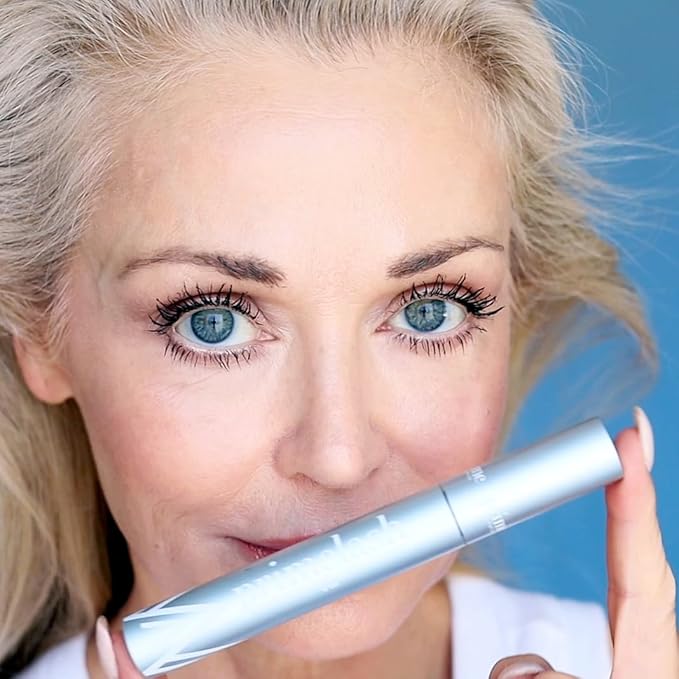 Prime Prometics PrimeLash Mascara for Older Women – Volumizing, Incredible Length in 2 Coats – Long-Stay, Zero Clumps, Hypoallergenic (Brown)