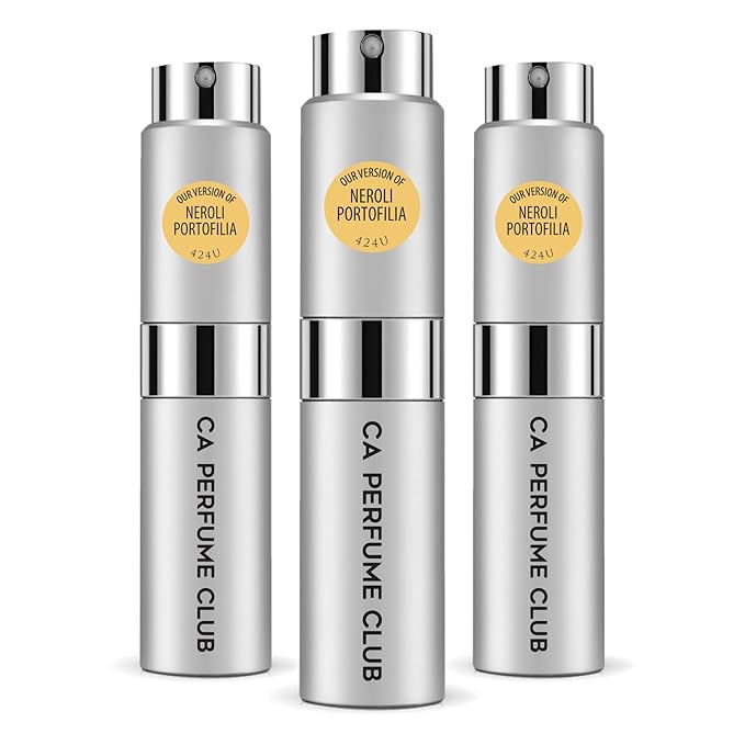 CA Perfume Impression of Neroli Portofilia for Women and Men Citrus Aromatic Scent Long Lasting Unisex Fragrance Eau De Parfum Travel Size Refillable Atomizer Spray 0.27 Fl Oz 8ml