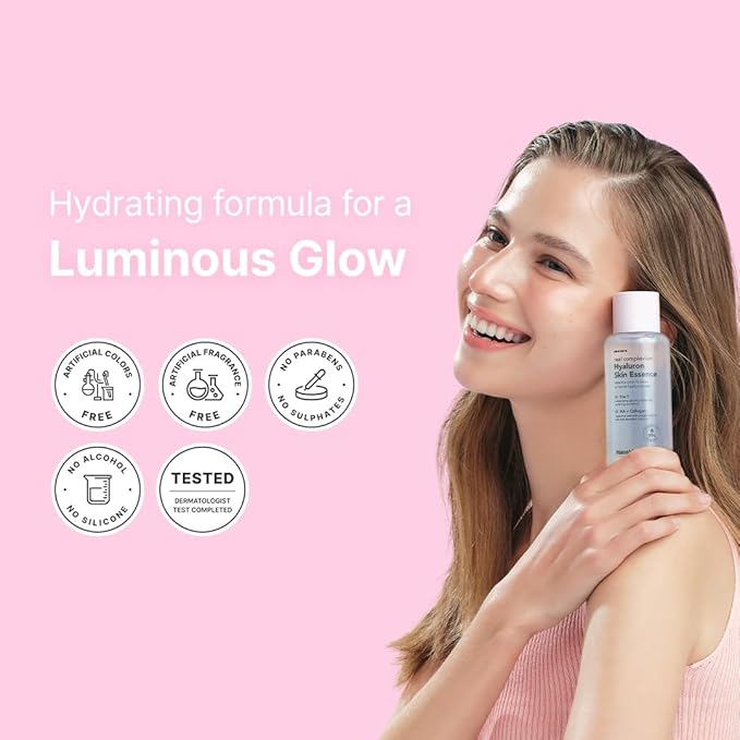 Hanskin Hyaluron Skin Essence Toner – Korean Hydrating Toner for Glass Skin | Hyaluronic Acid & Collagen | Lightweight Moisturizing Astringent for Dry, Sensitive & Dull Skin | K-Beauty (5.07 fl oz)