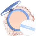 Oil Control Matte Perfection Face Powder Compact For Women, Matte Smooth Flawless Setting Powder Makeup, Polvo Compacto De Maquillaje, Waterproof Long Lasting, 0.35Oz (20 Ivory, 1)