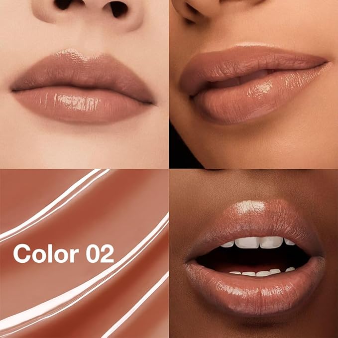 1Pcs Tinted Lip Balm Moisturizing Lipstick – Waterproof Hydrating Matte Lip Balm for Women, Creamy Natural Color Stain for Dry Lips, Soft Matte Finish with Subtle Scent (#2 Sable)