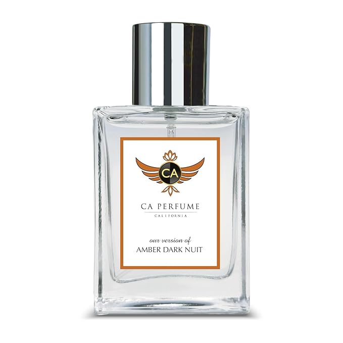 CA Perfume Impression of Amber Dark Nuit for Women and Men Long Lasting Unisex Fragrance Eau De Parfum 1.7 Fl Oz 50ml