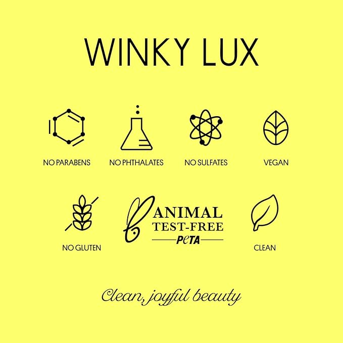 Winky Lux Flush Barely There Sheer Tinted Lip Oil - Hydrating Lip Gloss Tint, Coral Glossy Lip Balm, Juicy Non Sticky Long Lasting Formula, Infused with Jojoba Oil & Soft Vanilla Scent